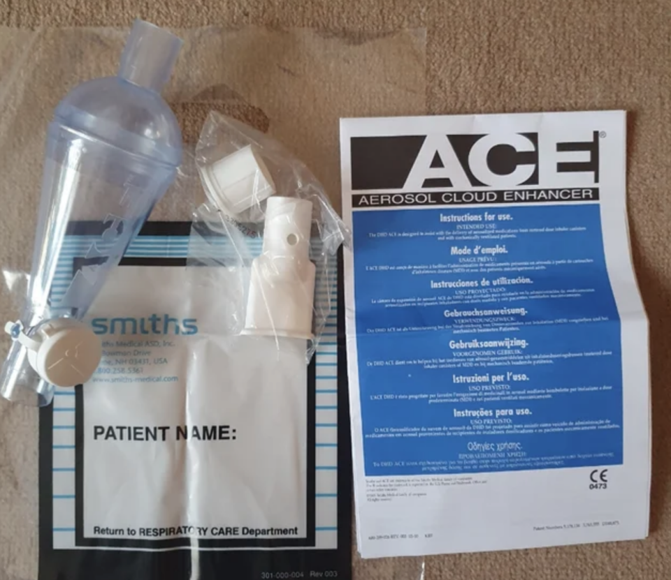 ACE Aerosol Cloud Enhancer® - Sprey İnhalasyon Tedavisinde Profesyonel Çözüm!