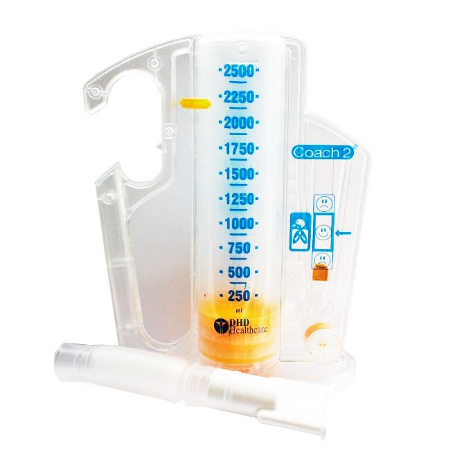 COACH 2® Hacim Bazlı Teşvik Spirometresi – Nefesinizi Güçlendirin (2000 mL)