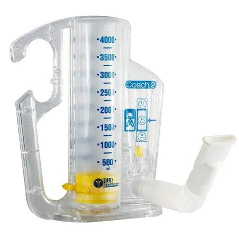 COACH 2® Hacim Bazlı Teşvik Spirometresi – Nefesinizi Güçlendirin